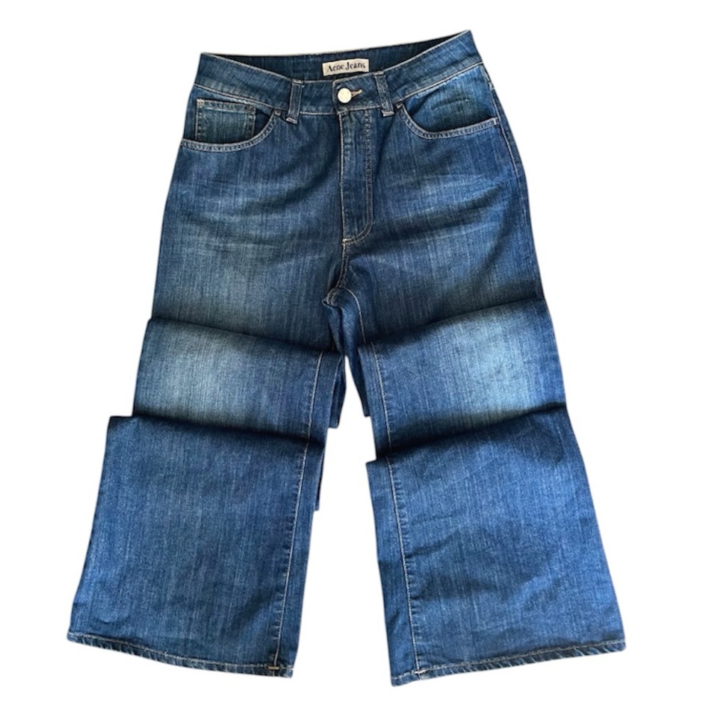 Acne Jeans A Line Wide Leg Jeans 30x34